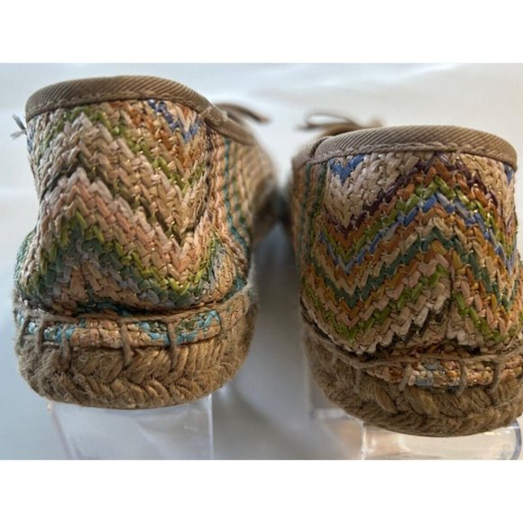 Women's Vera Wang Slip On Loafers Size 9M Multi Color Decorative Bow - Picture 7 of 8